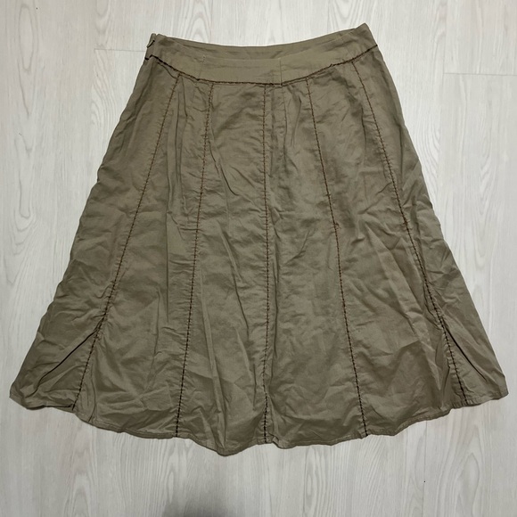 Vintage Y2k boho floral embroidered midi skirt - Picture 7 of 7